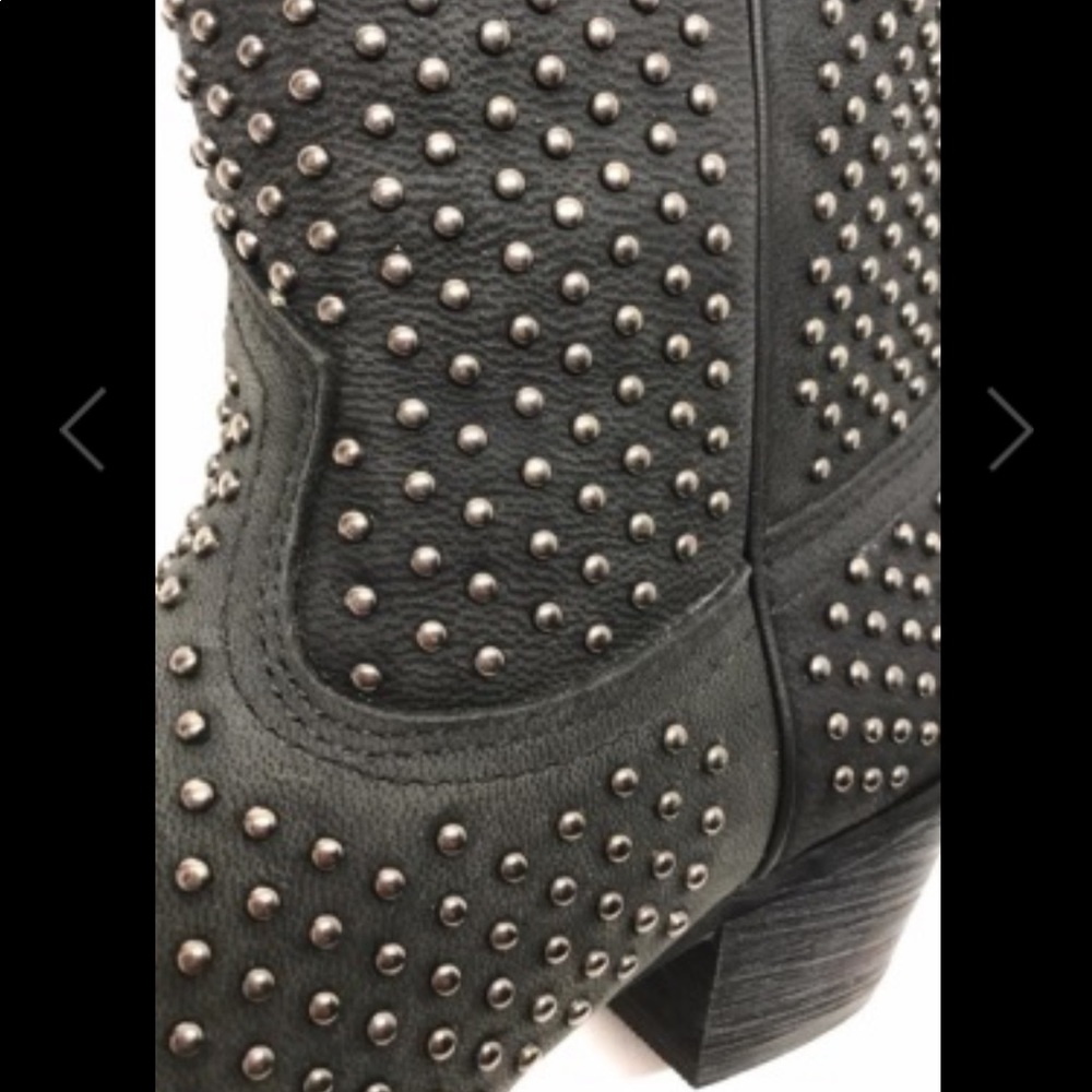 STUDDED COWBOY BOOTS BOOTS - Picture 7 of 8